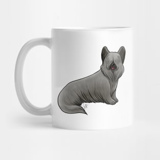 Dog - Skye Terrier - Blue Mug